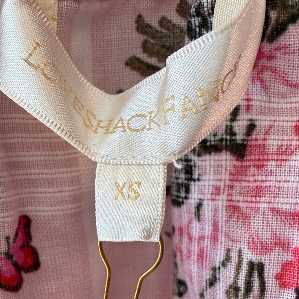 LoveShackFancy Pink Floral Smocked Dress - Picture 8 of 13